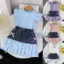 女童新款春夏荷叶领上衣