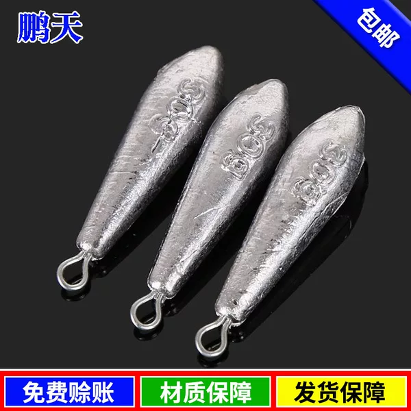 Factory wholesale Willow-shaped lead pendant water drop lead pendant various specifications foot gram solid weight lead pendant fishing gear supplies accessories
