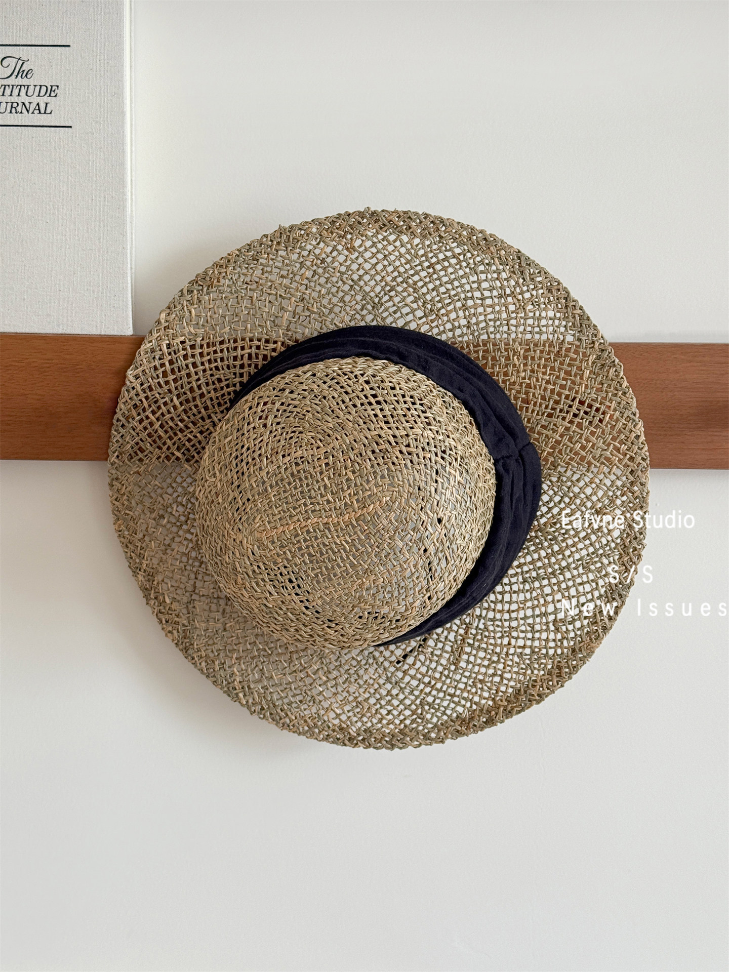 Yunnan Vacation Style Woven Straw Hat For Women - Flat Top Sun Hat For Beach Holidays - Thumbnail 6