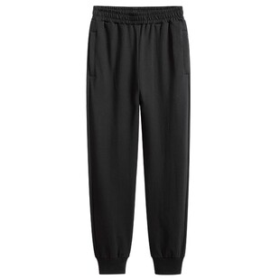 chubby girl plus size high waist sports pants spring and autumn elastic waist women's 2024 new autumn slim casual women's pants 065