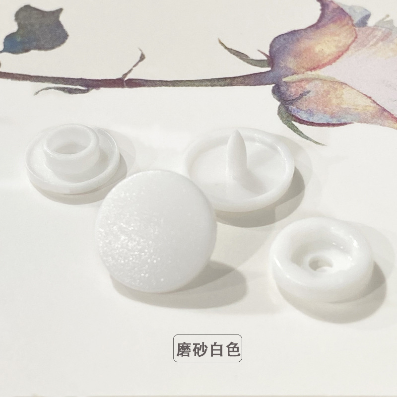 T3T5T8 impermeable con botón a presión de resina plástica, botones de ropa de bebé, botones invisibles, botones de color sin costura