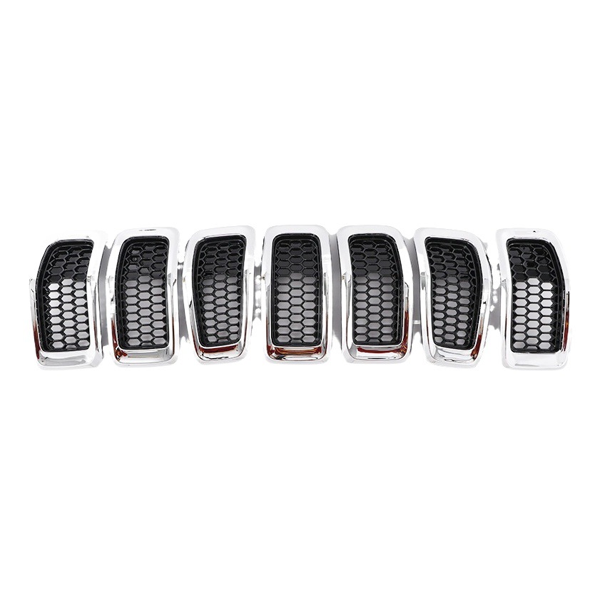 Suitable for Jeep Jeep Free Light 14-18 Mid-Grid Modified Mid-Grid Grille Front Bumper Ventilation Net