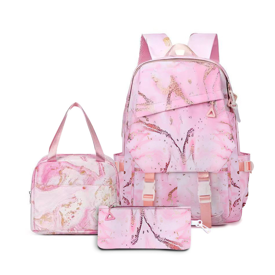 Mochila escolar para estudiantes al por mayor transfronteriza de gran capacidad mochila para niños impresión ocio mochila al aire libre bolsa de almuerzo bolsa de lápices