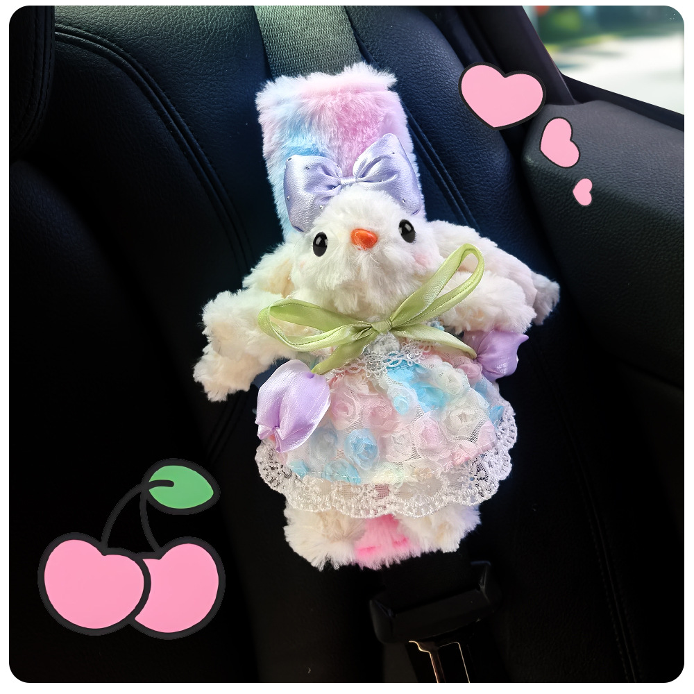 Funda Protectora de Peluche para Cinturón de Seguridad 1 Par de Peluche para Auto