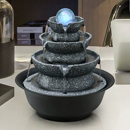 流水摆件;树脂工艺品