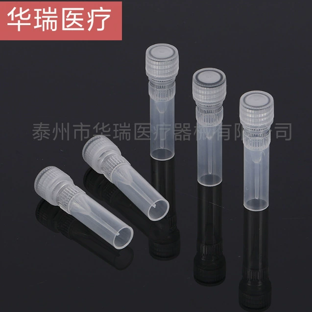 0.5ml морозильная трубка/труба для замораживания с плоским дном для пробы с силиконовым кольцом