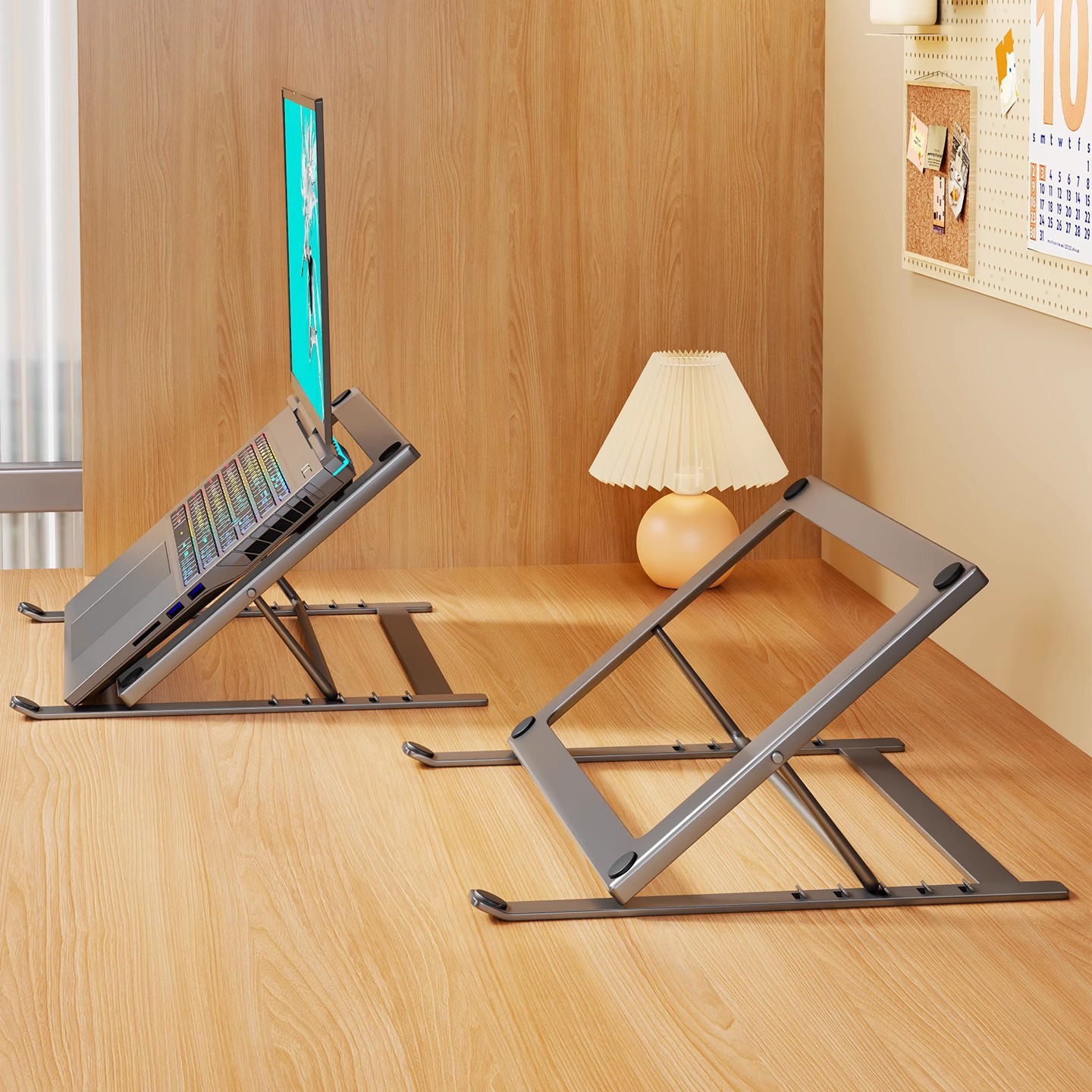 Soporte Elevador para Laptop Pro 5 de Hierro, Plegable, con Disipación de Calor