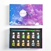 Green starry sky, gradient