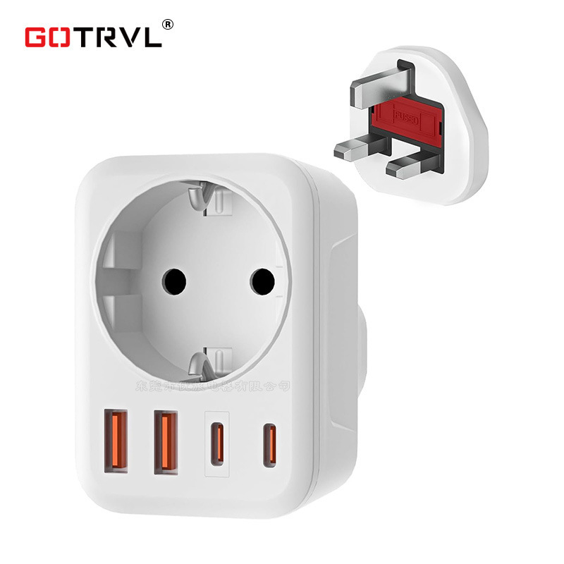 New German Standard to British Standard Conversion Plug Switzerland Italy to European Standard to American Standard Australian Standard Conversion Plug