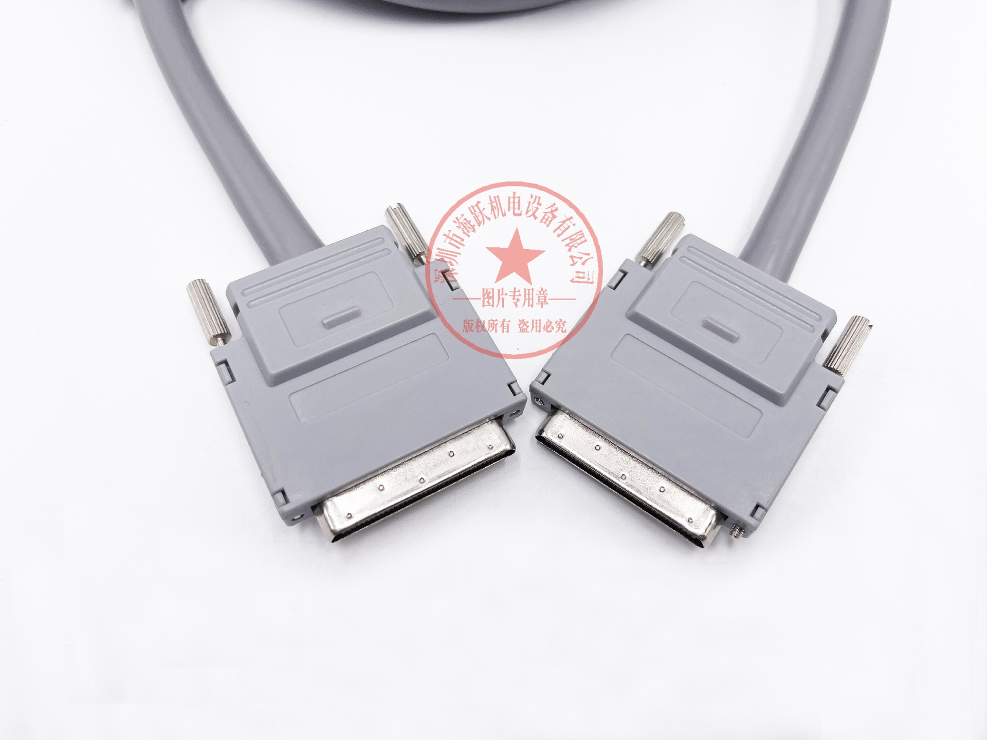 三菱Q系列PLC与人机连接线GT15-QC12B（国产 1.2米 已测试）