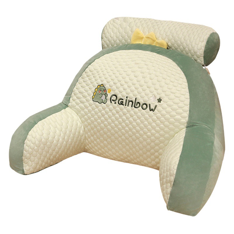 Frijol hielo ayuda de la cintura almohada cojín noche suave bolsa costura dormitorio cama tatami respaldo grande Cuatro Estaciones Universal