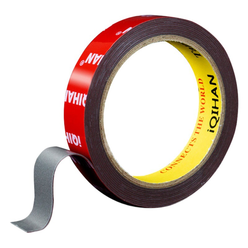 Fuerte resistente a altas temperaturas 0,8mm de espesor acrílico adhesivo de doble cara impermeable marco de fotos de metal transparente cinta adhesiva de doble cara al por mayor