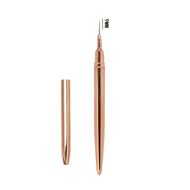 Cross-border nuevo tubo de aguja de uñas pluma de dibujo ultra-fino gancho pluma línea pintada tienda de uñas cepillo especial solo