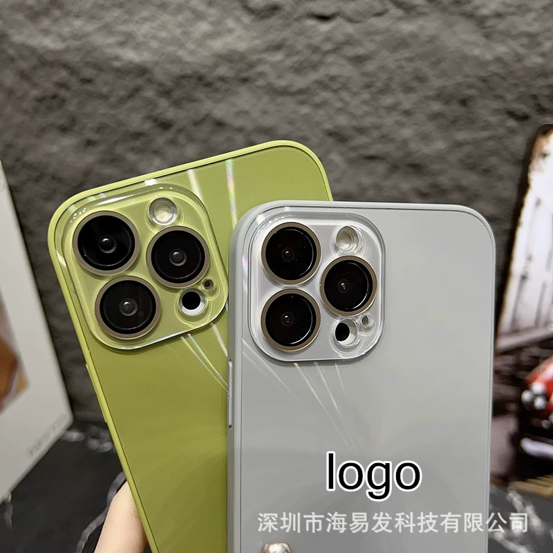 Стеклянный защитный чехол для телефона Apple iPhone 17, 17 Pro, 17 Pro Max, титаново-серый, защита от падения