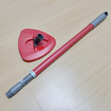 适配vileda微力达ocedar拖把盘盖子脚踩杆子三角形塑料卡盘配件