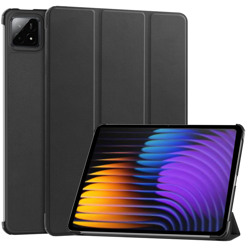 For 2024 Xiaomi Pad 7 Tablet PC Protective Cover 11.2 Inch Tri-Folding Stand Tablet Protective Case