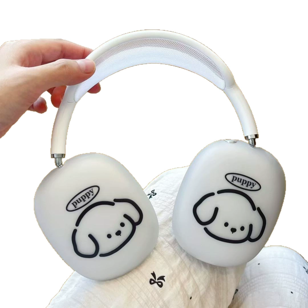 Милый мультяшный кот, чехол защитный для Apple AirPods Max, гарнитура AirPods Max, простой
