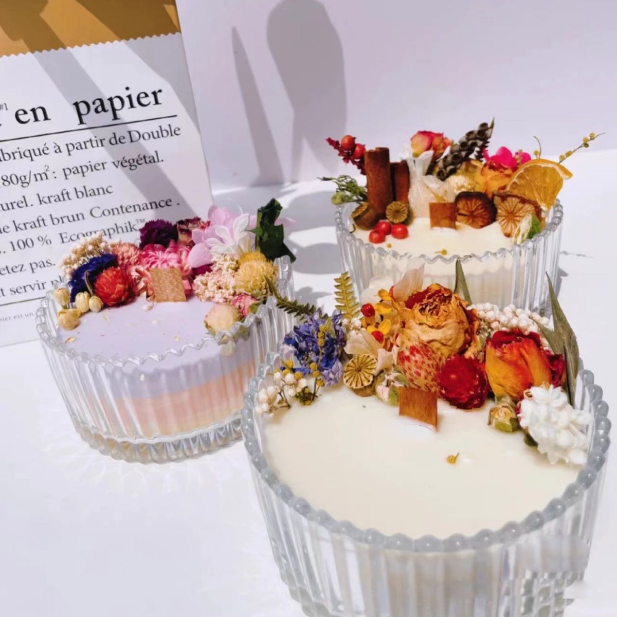 Mongol bolsa de vidrio aromaterapia vela taza con tapa spar fragancia contenedor aceite esencial decoración ins hecho a mano candelabro vacío