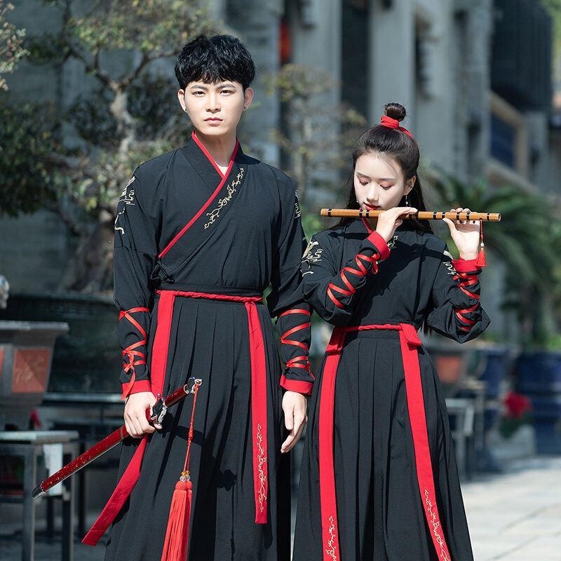 Nuanfenglai Traditional Chinese Style Hanfu for Men, Handsome Tang Dynasty Prince, Elegant Student Ancient Style Class Uniform, Women's and Men's Clothing