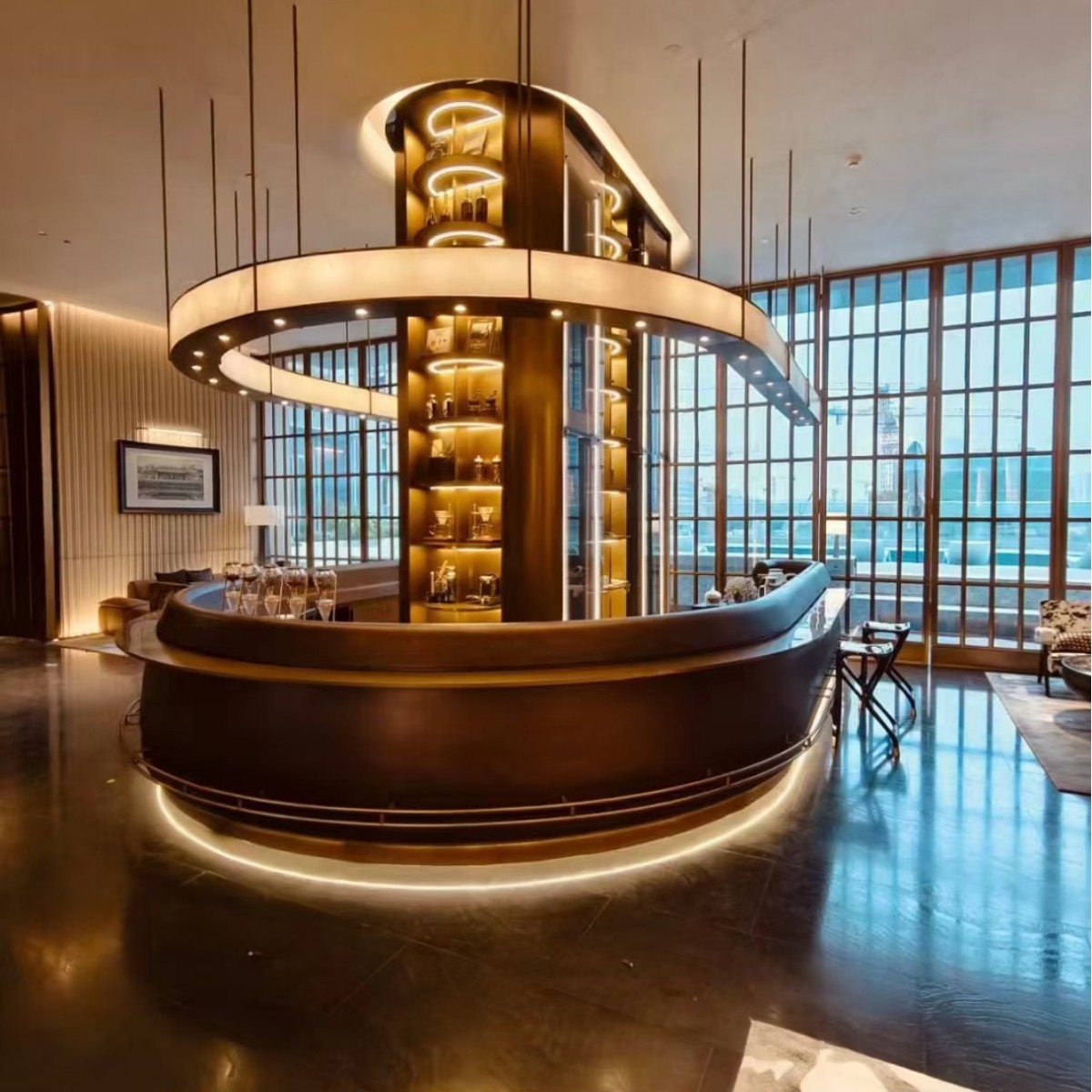 Collector's Edition Stainless Steel Hanging Rack Wine Cabinet Shop Commercial Red Wine Wine Cellar Stainless Steel Wine Cabinet Kitchen Hanging Cabinet