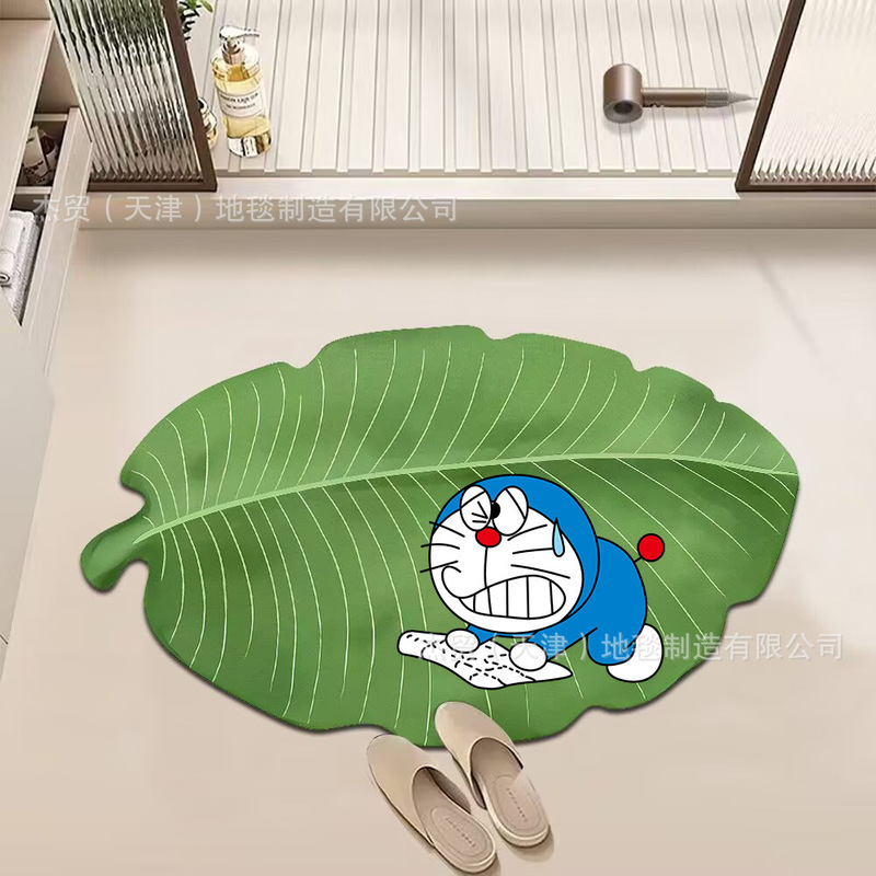クレヨンしんちゃん浴室ノンスリップフロアマット珪藻泥吸収性トイレカーペットかわいいホームバスルームドアマット|undefined