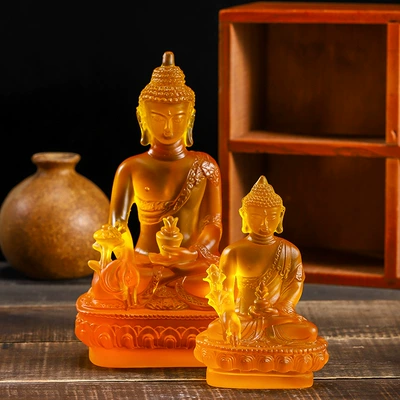 Buddha car decoration | Car ornaments - 125cm-high-medicine-buddha-orange