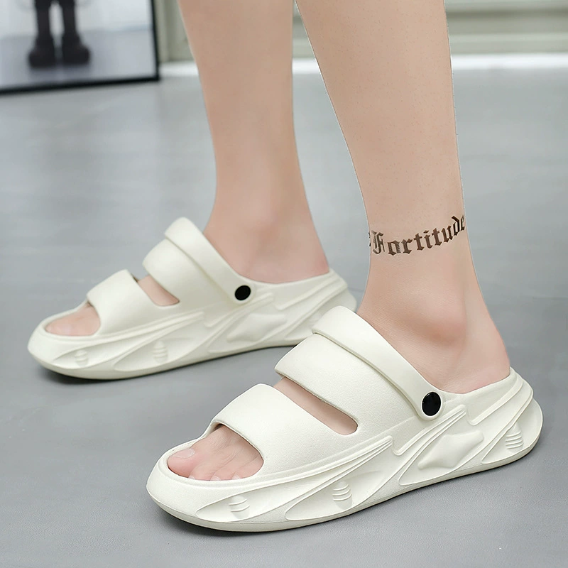 Сандалии для мужчин 2024 весна лето новая модная тенденция дикая наружная пара родителей и детей пляжные сандалии тапочки