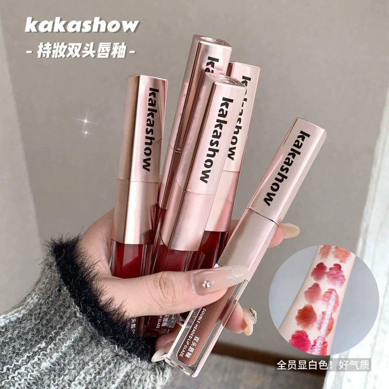 Какашоу двусторонняя матовая губная помада-гель, шелковистая помада, зеркальный эффект