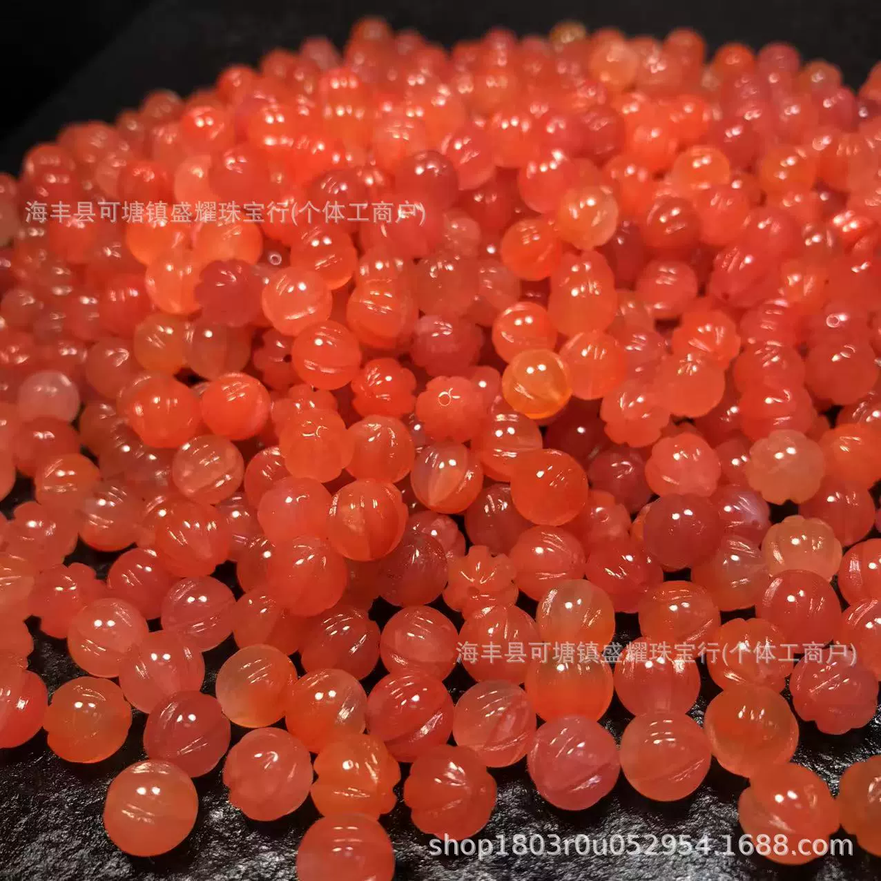 Оптовая продажа от производителя, натуральные южные красные тыквенные бусины, свободные бусины Wenwan, аксессуары для самостоятельного изготовления, аксессуары, ювелирные изделия ручной работы