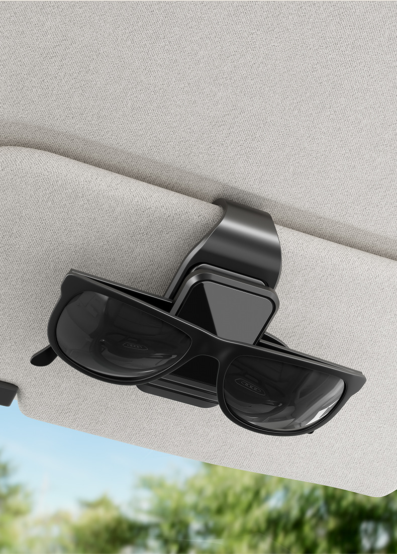 Car Glasses Clip, Car Sun Visor Sunglasses Clip, Multifunctional Car Sunglasses Storage Card Holder, Brand New Model