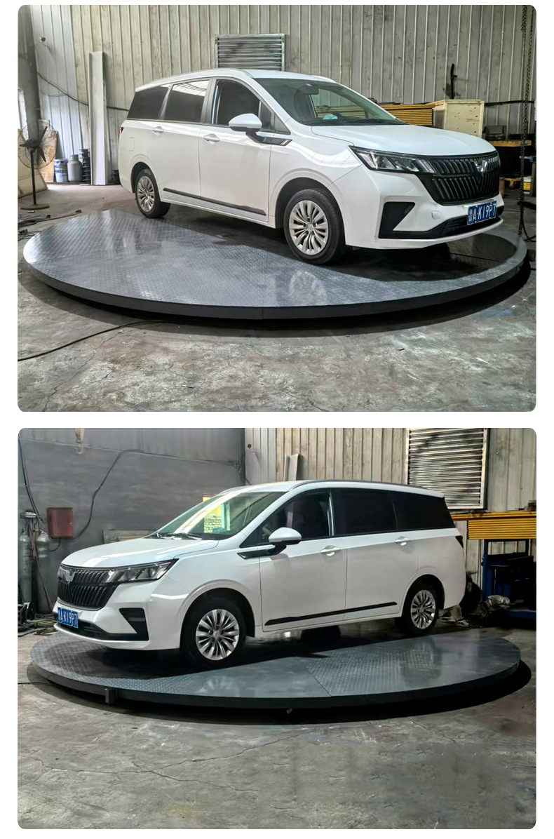Electric Remote-Controlled 360-Degree Rotating Exhibition Stand Customization for 4S Stores, Car Displays, and Wedding Events with All-Directional Lifting and Rotating Stage