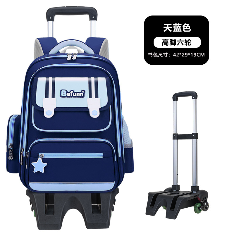 26 nuevas mochilas de tirón para estudiantes de primaria, uno, dos, tres a seis grados para niños y niñas, mochila de hombro de gran capacidad