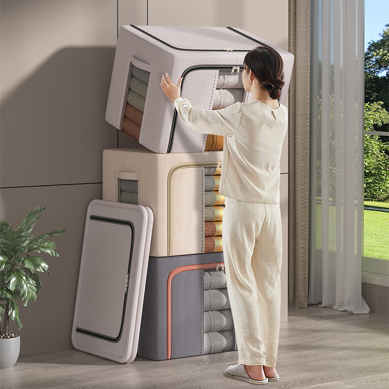 Caja de almacenamiento de ropa, caja de Baina, tela, ropa, mudanza, caja de acabado, caja, armario plegable, dormitorio, almacenamiento transfronterizo