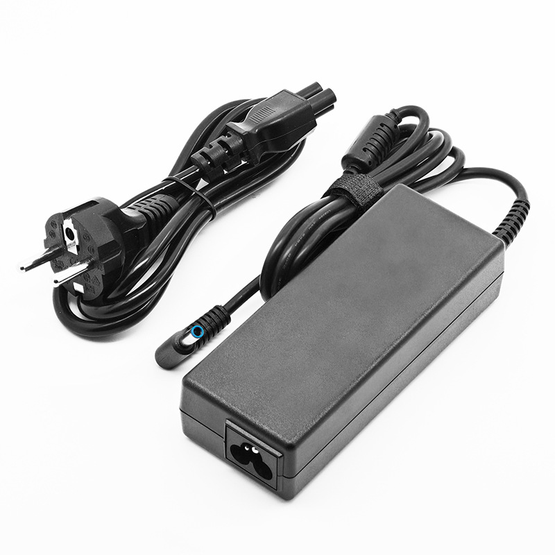 Hp 19.5v 4.62aブルーポート針付きノートパソコン充電アダプタ4.5*3.0充電器90wを適用