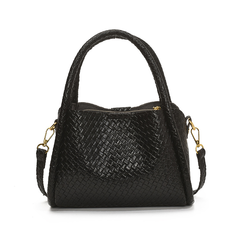 Bolso de moda coreano 2025 verano nuevo bolso femenino casual tejido bolso de hombro neto el mismo estilo bolso de mensajero marea