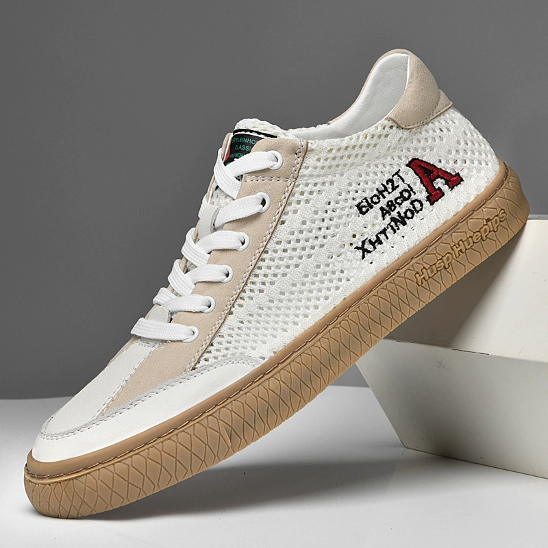 89351 Мужская обувь Кроссовки сетчатая обувь Летняя низкая полая дышащая ретро модная спортивная повседневная обувь