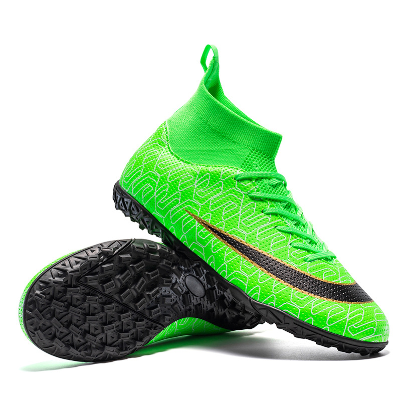 Nuevos zapatos de fútbol transfronterizos de clavos largos zapatos deportivos para niños zapatos de fútbol de entrenamiento juvenil botas de fútbol