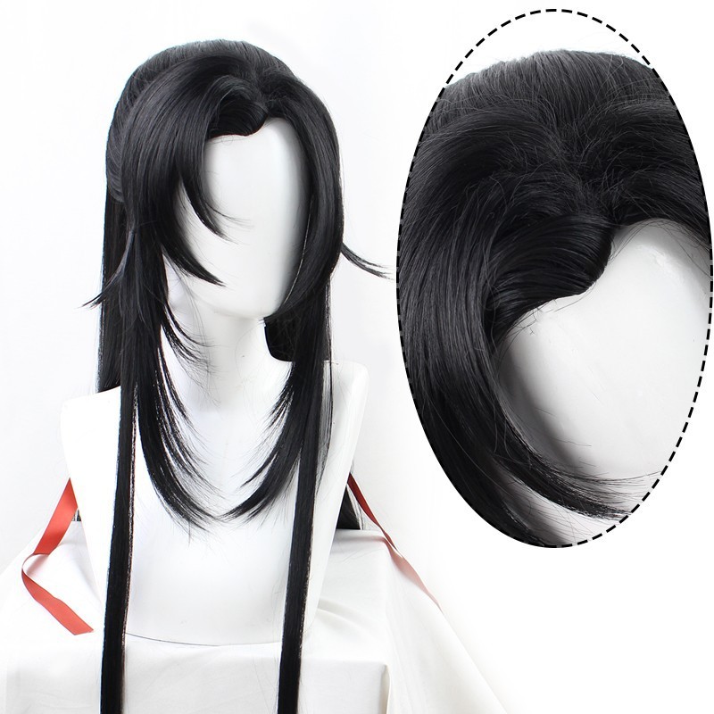 Hanfu chinese ancient swordsman knight warrior video shooting wig for men youth anime drama cos wig fan male costumes hanfu ancientry