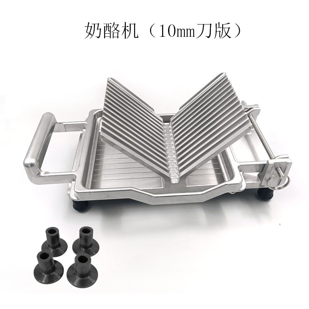 Pan queso Queso rebanadora comercial 304 cuchillo de acero inoxidable queso tostado multifunción manual rebanadora