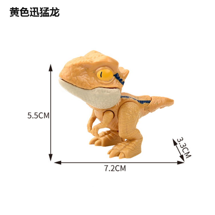 Dedo mordido juguetes de dinosaurio para niños mordido mano modelo de dibujos animados para niños regalos de huevos de dinosaurio simulación de dinosaurio al por mayor