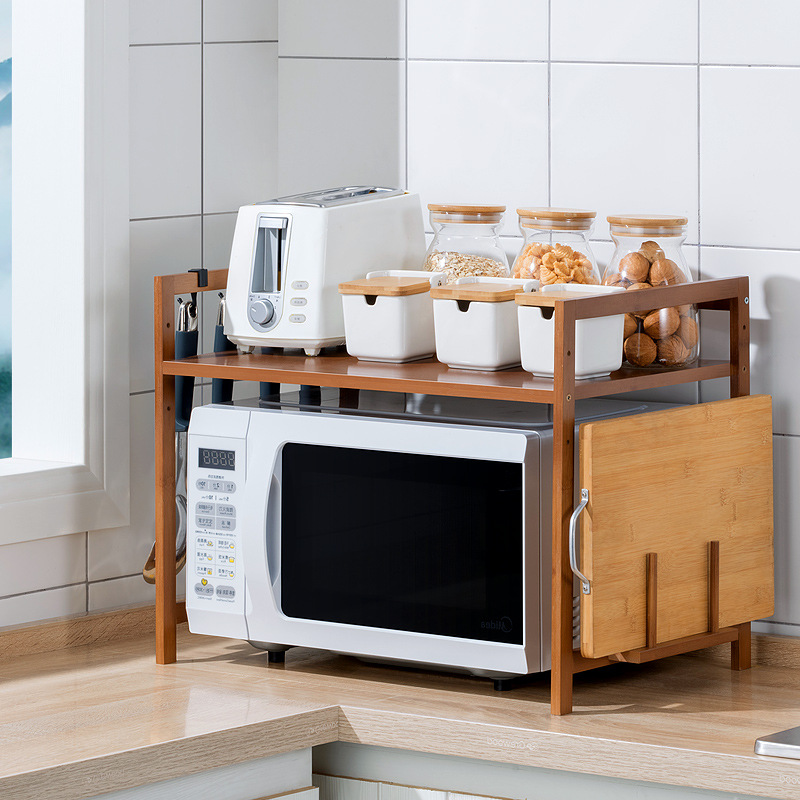 Kitchen Storage Rack Countertop Organizer Multi-Layer Household Storage Cabinet for Bowls, Plates, and Condiments