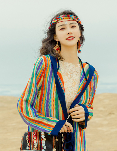 Ethnic style travel earrings, holiday vintage handmade bohemian style earrings, tassel earrings, drop shipping