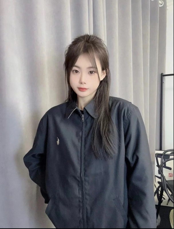 Ralph Lauren拉夫劳伦经典小马刺绣老干部拉链男女同款夹克外套|undefined