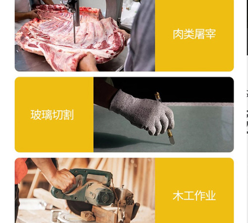 5-Grade Cut-Resistant and Abrasion-Resistant Gloves, Food-Grade Kitchen Protection Cut-Resistant Gloves, Outdoor Gardening and Fishing Gloves