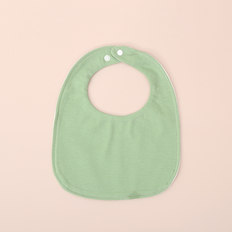 Baby transfronterizo toalla de saliva de algodón en forma de U, bufón impermeable para recién nacidos, bufón de leche anti-vomitación para niños y niñas