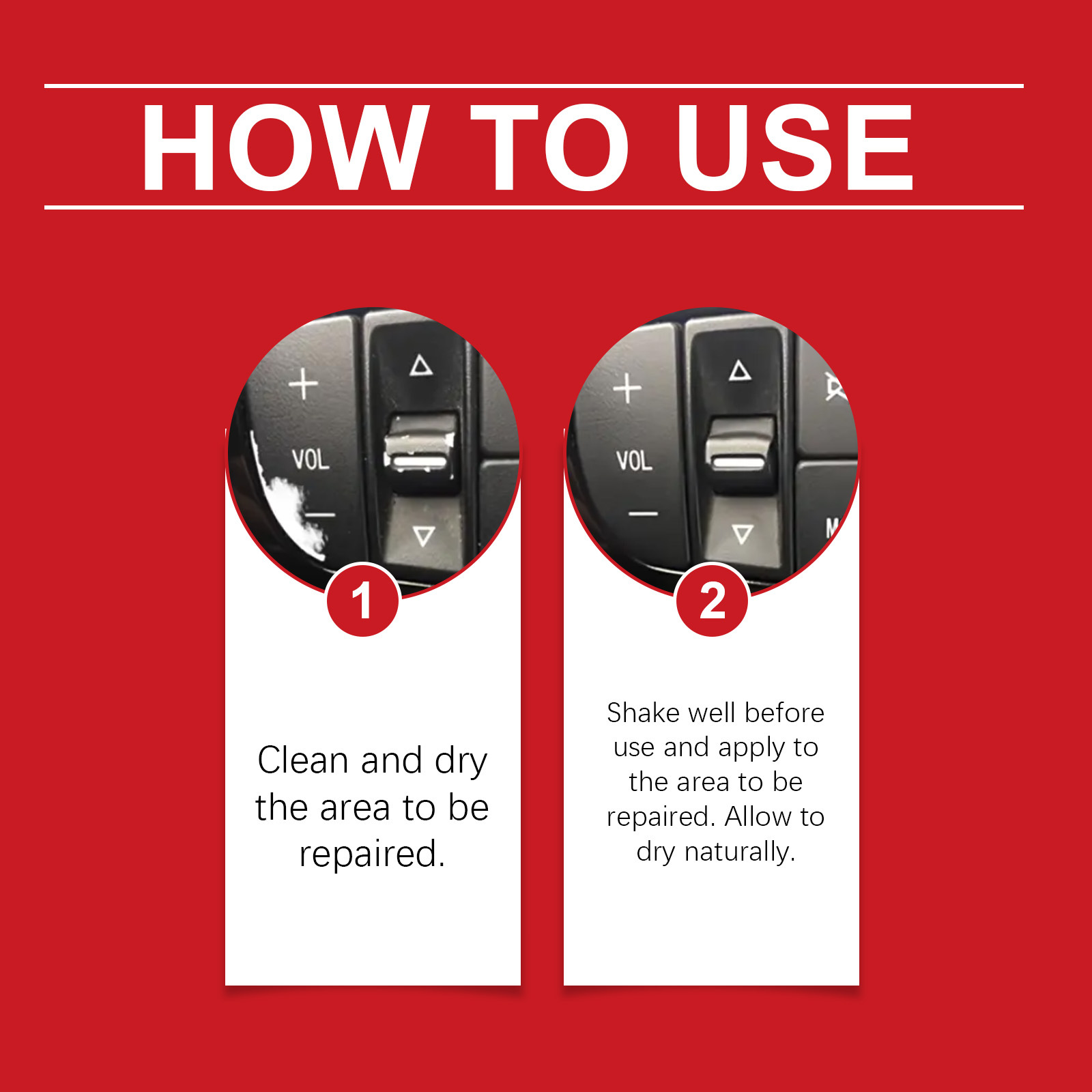 HOMONTH Car Touch-Up Paint Pen, for Car Body Scratch Repair, Paint Renovation, and Color Touch-Up