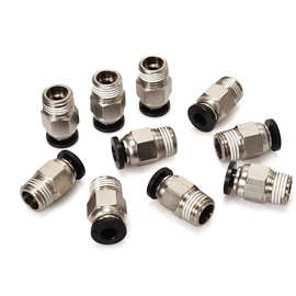 3D打印机Bowden挤出机热端打印头PTFE铁氟龙快插气动接头PC4 M10