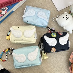 オリジナル自家製スターエンジェルスリーブ口紅イヤホンおばさんタオル収納袋大容量カードホルダーかわいい小銭入れ