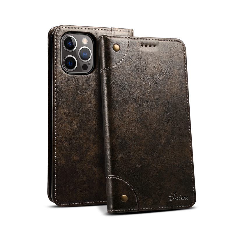 Suitable for Iphone17Promax Mobile Phone Case, Apple 15 Flip-Top Card-Insertable Samsung S26Ultra Magnetic Leather Case Suitable for Iphone17Promax Mobile Phone Case, Apple 15 Flip-Top Card-Insertable Samsung S26Ultra Magnetic Leather Case