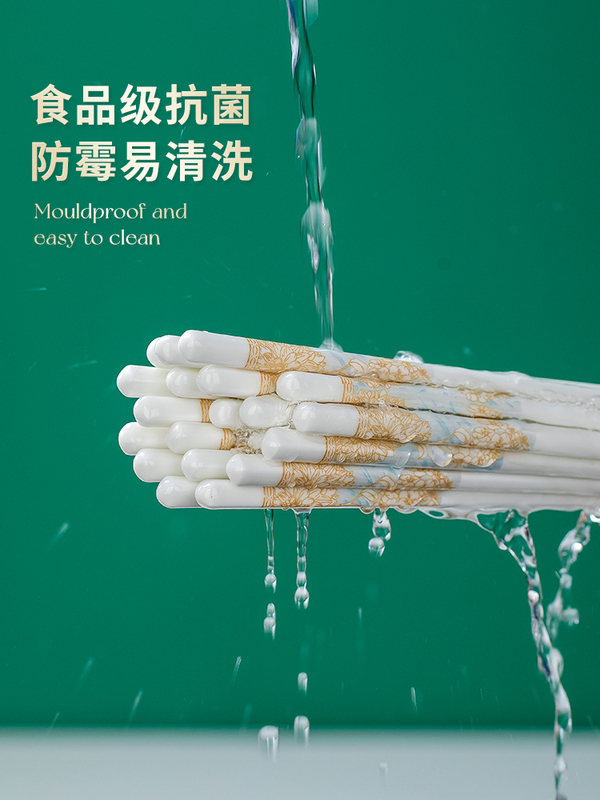 Jingdezhen Bone China Chopsticks European-Style Household Ivory White Ceramic Chopsticks 10 Pairs Gift Set Tableware Jingdezhen Bone China Chopsticks European-Style Household Ivory White Ceramic Chopsticks 10 Pairs Gift Set Tableware